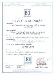 Chứng nhận BS 5154 : 9001